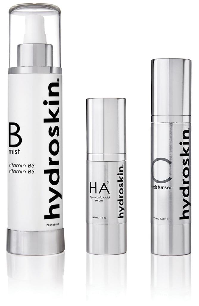 Ultimate  face hydration, the core of the HydroSkinCare range. 3 products: B Mist, HA² Serum, Moisturiser. Medical-grade skincare 